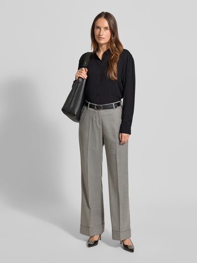 Christian Berg Woman Regular fit overhemdblouse met knoopsluiting Zwart - 1