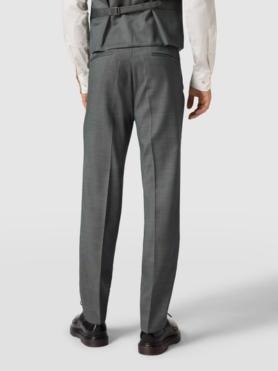 CG - Club of Gents Slim fit pantalon met stretch Groen - 5