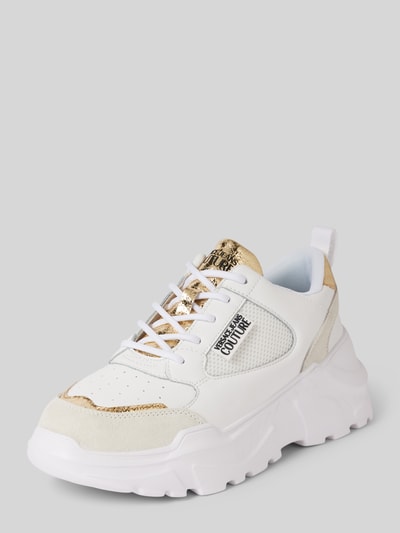 Versace Jeans Couture Leren sneakers met labeldetail, model 'FONDO SPEEDTRACK' Wit - 1