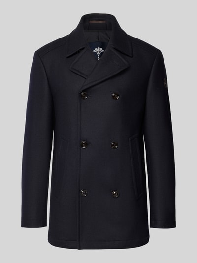JOOP! COLLECTION Mantel aus Woll-Mix mit Reverskragen Modell 'Butlin' Marine 2