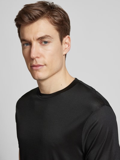 Emporio Armani T-Shirt aus Lyocell-Mix Black 3