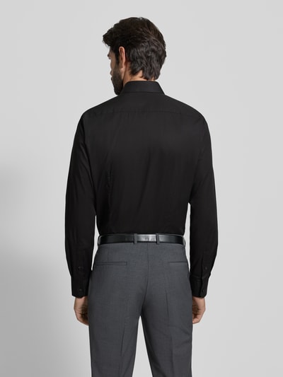 Tommy Hilfiger Tailored Fit Businesshemd aus Baumwoll-Mix Black 5