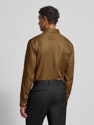 SEIDENSTICKER REGULAR FIT Regular Fit Business-Hemd mit Knopfleiste Beige 5
