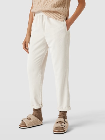 Jake*s Casual Broek in ribcordlook Ecru - 4