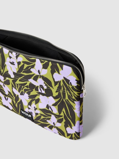 WOUF Laptoptasche mit Allover-Print Modell 'Adri' Oliv 3