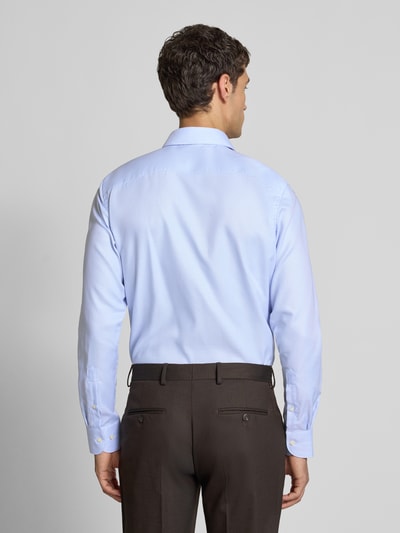 Profuomo Regular Fit Business-Hemd mit Haifischkragen Modell 'Cutaway' Bleu 5