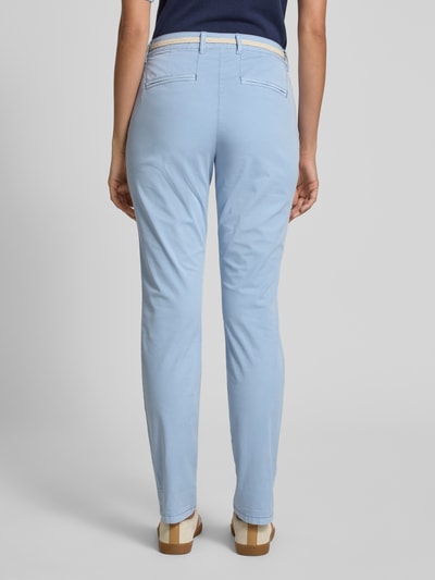 Tom Tailor Slim Fit Chino mit Gürtel Hellblau 5