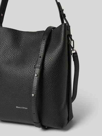 Marc O'Polo Hobo Bag aus genarbtem Rindsleder Black 3