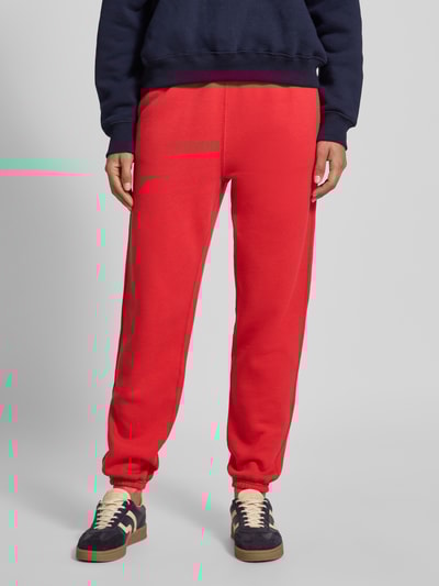 Polo Ralph Lauren Spodnie dresowe z elastycznym ściągaczem Czerwony 4