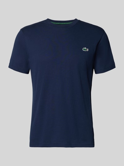 Produktfoto, Regular Fit T-Shirt aus Baumwoll-Mix von Lacoste, Optik: Unifarben, Logo-Patch, Rundhals, Kurzarm, Herren T-Shirt