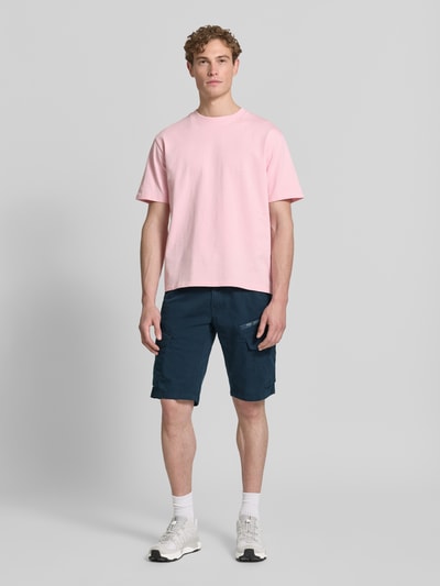 PME Legend Tapered Fit Cargo Bermudas mit Pattentaschen Modell 'Nordrop' Marine 1