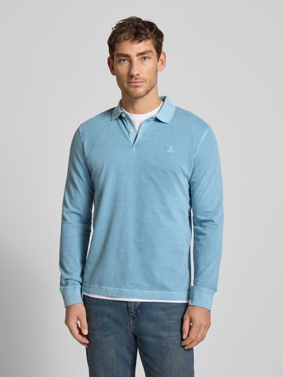 Marc O'Polo Regular Fit Poloshirt aus reiner Baumwolle Aqua 4