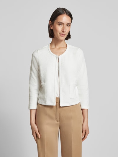 More & More Regular fit blazer met steekzakken Offwhite - 4
