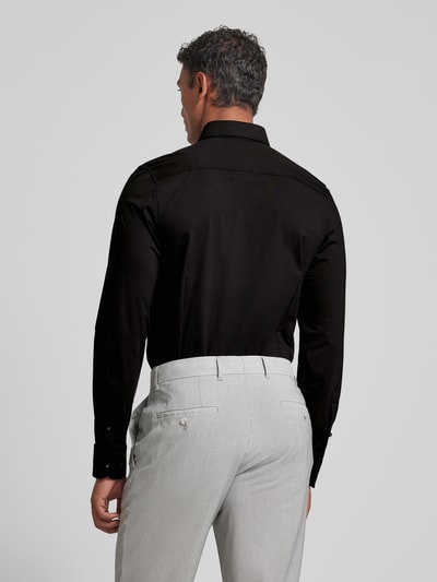 OLYMP Level Five Slim fit zakelijk overhemd met stretch Zwart - 5