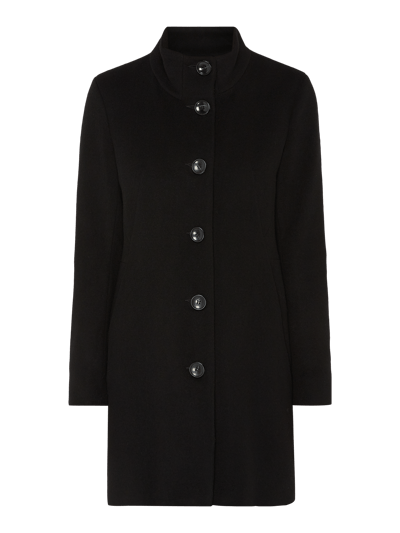 Milo Coats Wollmantel mit Stehkragen Black 2