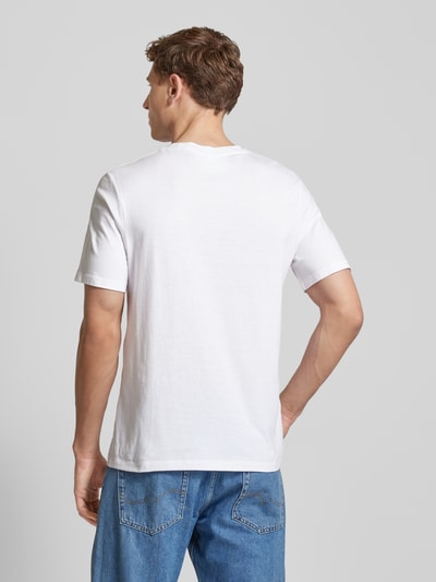 Jack & Jones T-Shirt mit Label-Print Modell 'CYRUS' Weiss 5