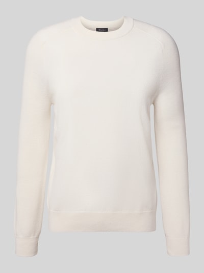 MAERZ Muenchen Gebreide pullover met ribboorden Offwhite - 2