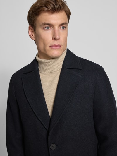 Matinique Kurzmantel aus Lanawoll-Mix  Modell 'breather' Marine 3