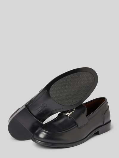 Steve Madden Loafer aus Leder Black 4