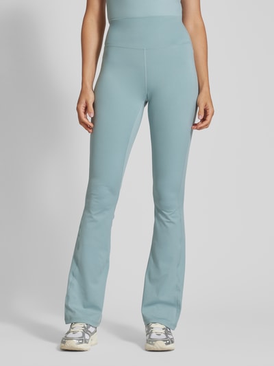 Guess Activewear Flared Leggings mit elastischem Bund Modell 'MARIKA' Hellblau 4