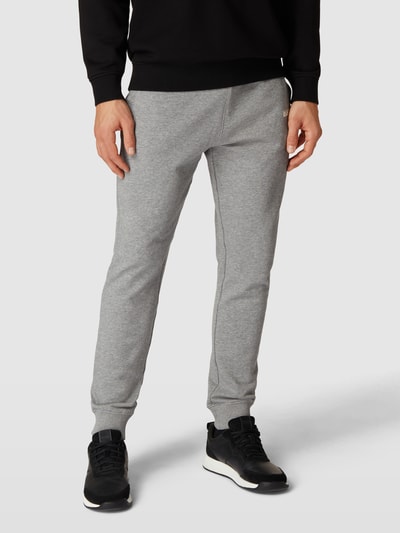 Napapijri Sweatpants mit Label-Detail Modell 'ICE' Mittelgrau 4