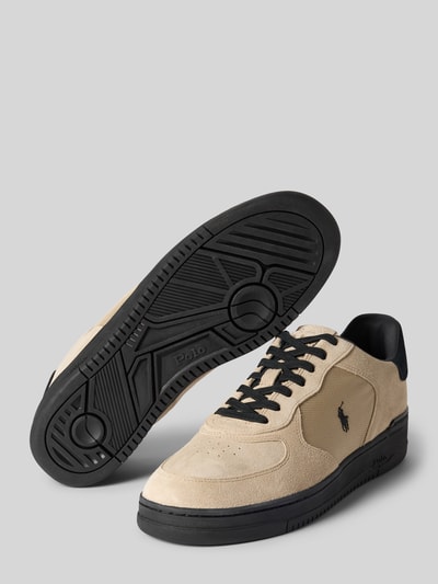 Polo Ralph Lauren Sneaker aus reinem Leder mit Logo-Detail Black 4