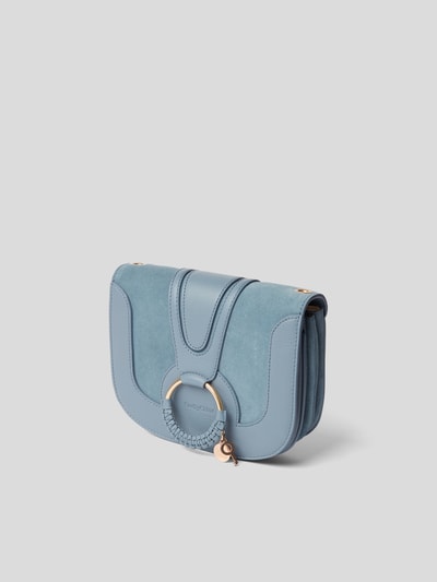 See by Chloé Saddle Bag mit Brand-Detail Rauchblau 2