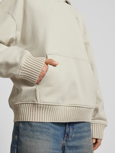 Calvin Klein Jeans Hoodie met labelpatch Beige - 3