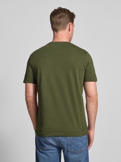 camel active T-shirt met ronde hals Olijfgroen - 5