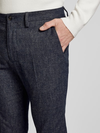 Tommy Hilfiger Regular Fit Hose mit Bügelfalten Modell 'BLEECKER' Marine 3