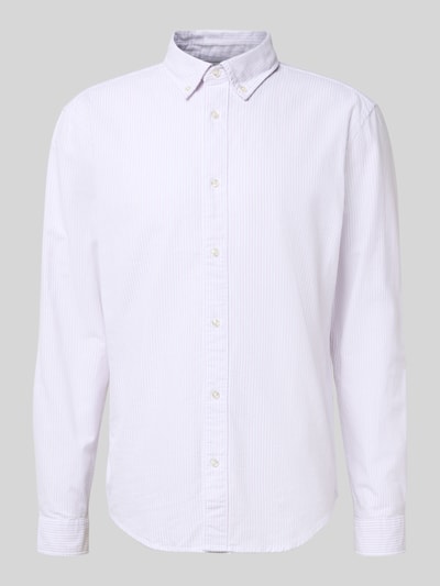 MCNEAL Freizeithemd mit Knopfleiste Violett 2