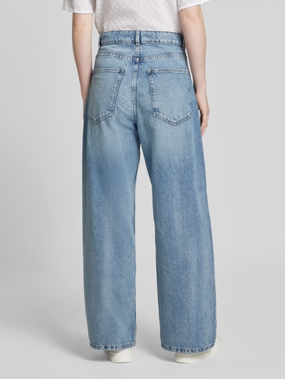 Jake*s Casual Wide Fit Jeans mit Kontrastnähten Jeansblau 5