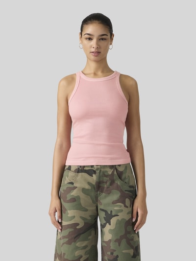 Levi's® Slim Fit Tops in Rippstrick Pink 4