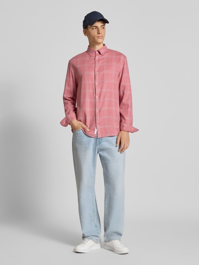 Tommy Jeans Regular fit vrijetijdsoverhemd van puur katoen Koraal - 1