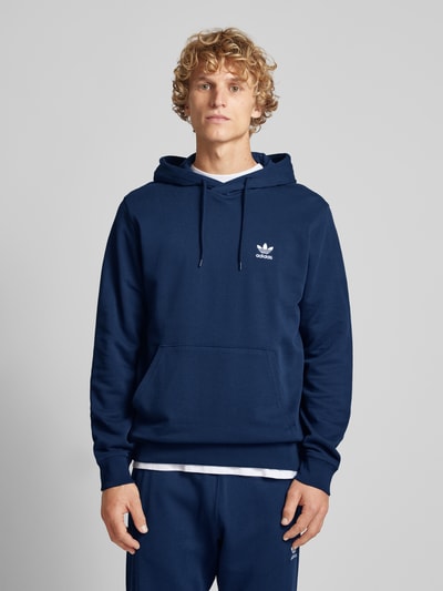 adidas Originals Bluza z kapturem z wyhaftowanym logo Granatowy 4