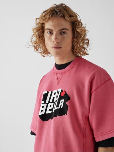 Dsquared2 Kurzärmeliges Sweatshirt Pink 3