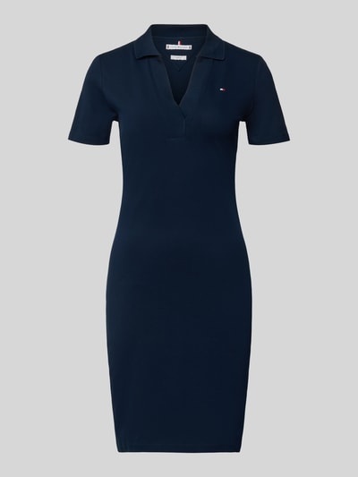 Tommy Hilfiger Nauwsluitende polojurk van katoenmix Marineblauw - 2