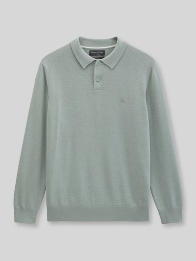 Marc O'Polo Regular Fit Pullover aus Baumwoll-Schurwoll-Mix Mint 2