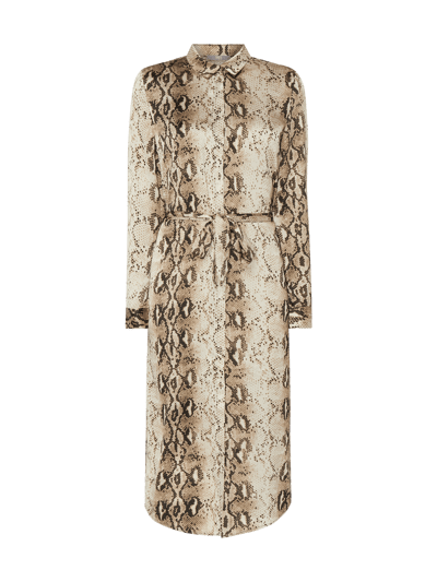 Jake*s Collection Kleid mit Allover-Muster Sand 2