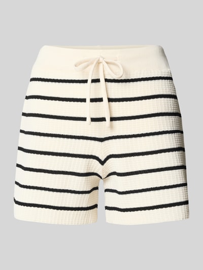 VILLA SOPHIE Korte broek met elastische band, model 'NURIA' Offwhite - 2