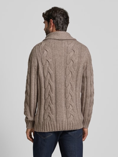 GRAN SASSO Kurtka z dzianiny z listwą guzikową Piaskowy 5