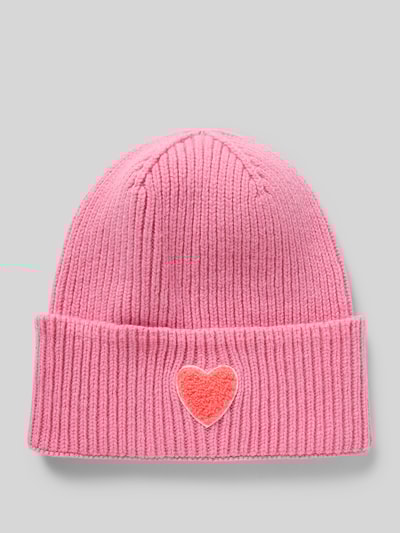 Unio Mütze aus Schurwoll-Mix mit Viskose- und Kaschmir-Anteil Rosa 1