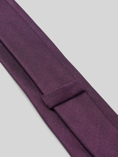 Gierremilano Stropdas met labeldetail Aubergine - 3