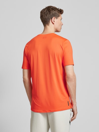 Under Armour T-Shirt mit Label-Print Modell 'Vanish' Orange 5