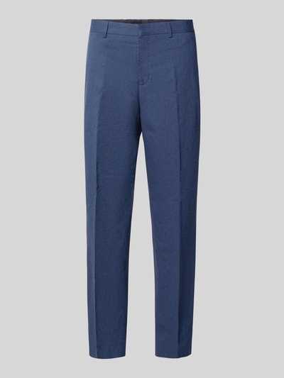 Matinique Straight Fit Hose aus Leinen-Mix Modell 'Wesley' Blau 2