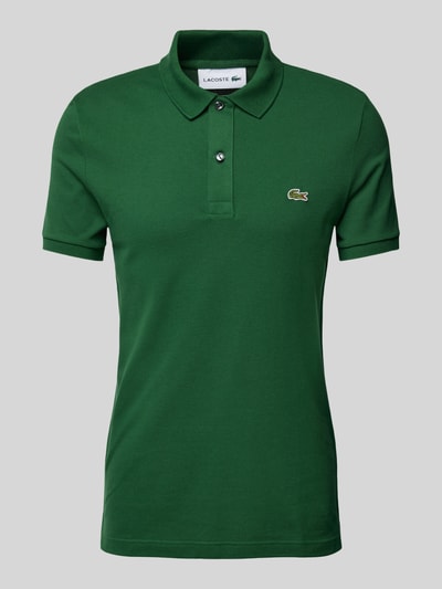 Lacoste Slim Fit Poloshirt mit Label-Patch Modell 'PIQUE' Gruen 1