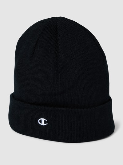 CHAMPION Beanie mit Label-Stitching Black 1