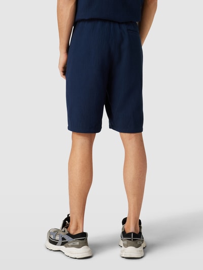 JAKE*S STUDIO MEN Sweatshorts met structuurmotief Marineblauw - 5