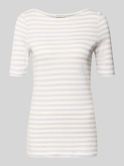 Marc O'Polo Regular Fit T-Shirt aus reiner Baumwolle Hellblau 2