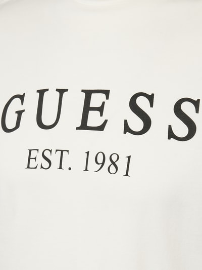 Guess Shirt met lange mouwen en labelprint Wit - 2